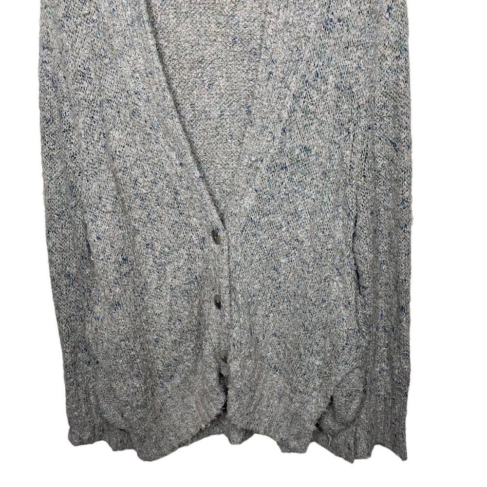 Alexander Wang Linen Blend Oversized Slouchy Buttoned Cardigan - Picture 3 of 13